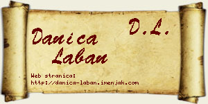 Danica Laban vizit kartica